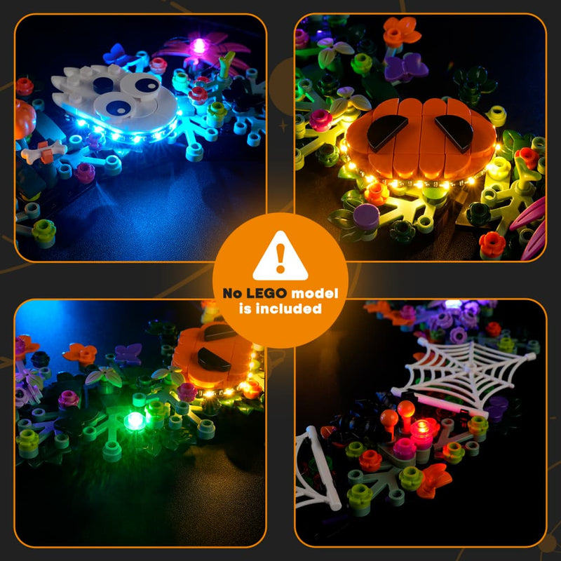 Kit d'éclairage pour couronne d'Halloween n° 40825 - Lightailing