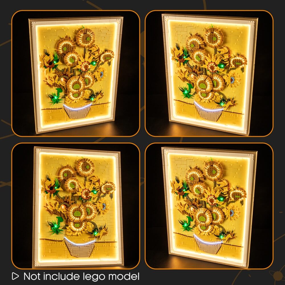 Light Kit for Vincent van Gogh – Sunflowers 31215-Lightailing