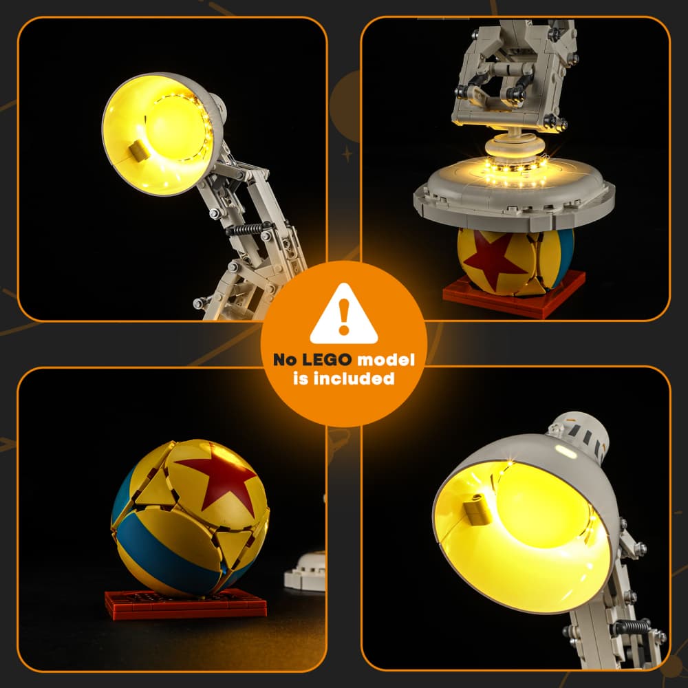 Light kit for Disney Pixar Luxo Jr. 21357-Lightailing(Remote Version)