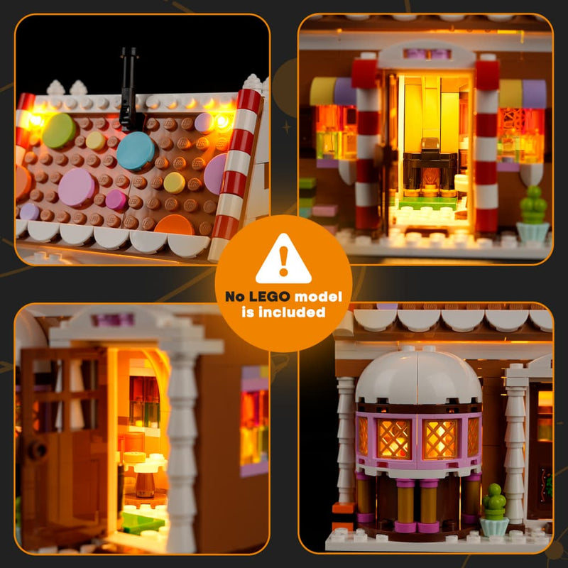 Light Kit For Festive Gingerbread House