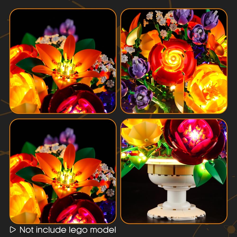 Lightailing Light Kit For LEGO Flower Arrangement 10345-10