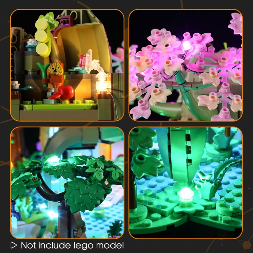 Light Kit For Great Deku Tree 2-in-1 (77092)-Lightailing
