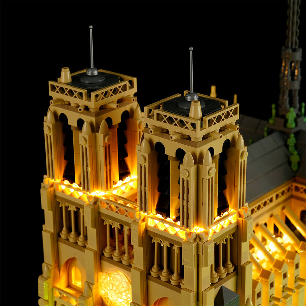 Briksmax 2.0 Light Kit For LEGO Notre-Dame de Paris 21061(Remote Version）-15