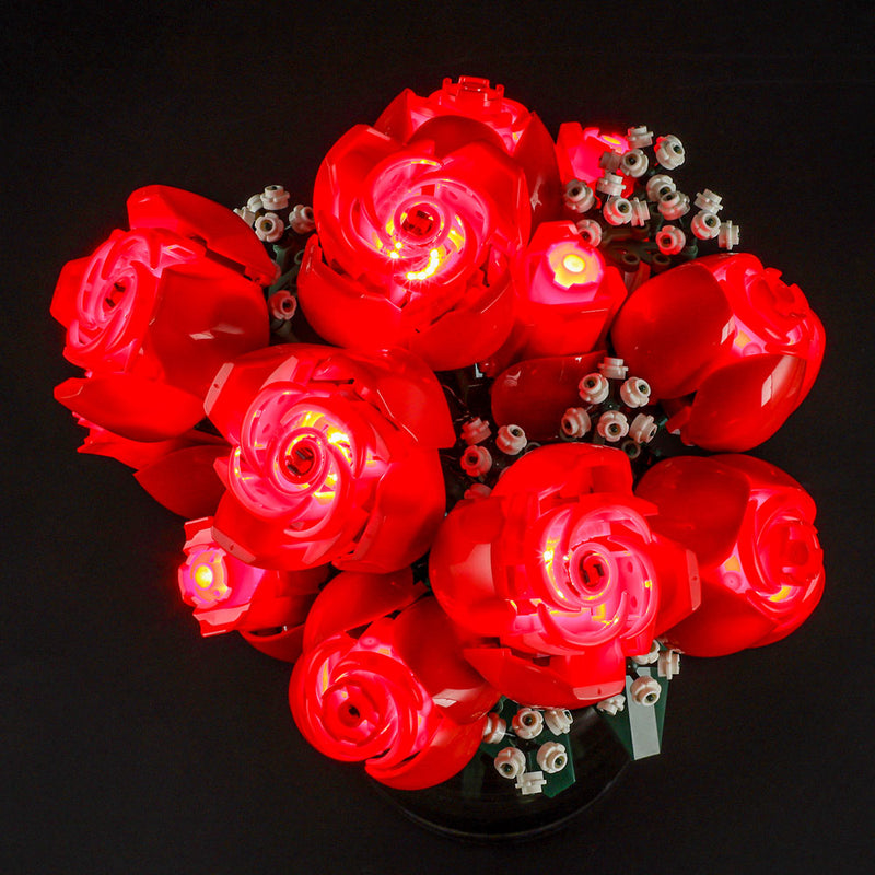 BrickBling Light Kit for LEGO Icons Bouquet of Roses 10328