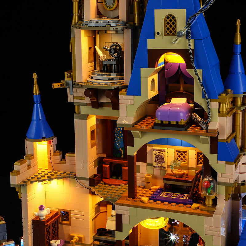 BriksMax Light Kits For LEGO® Disney Castle 43222