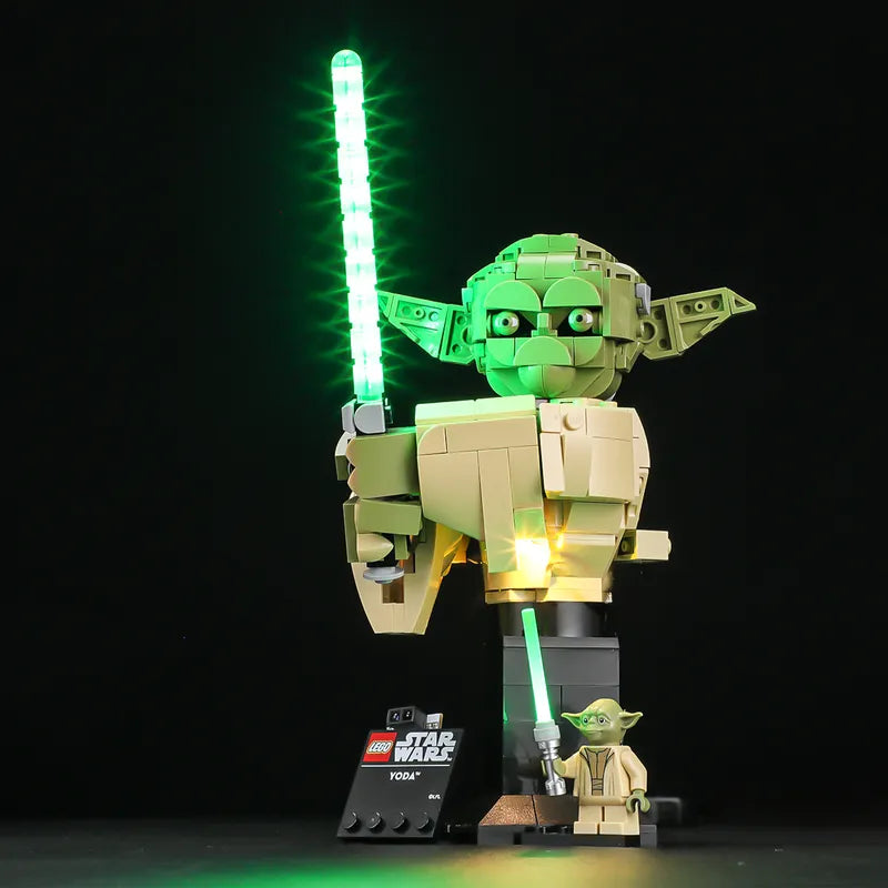 Beleuchtungsset für Yoda Büste 75438-Briksmax 2.0