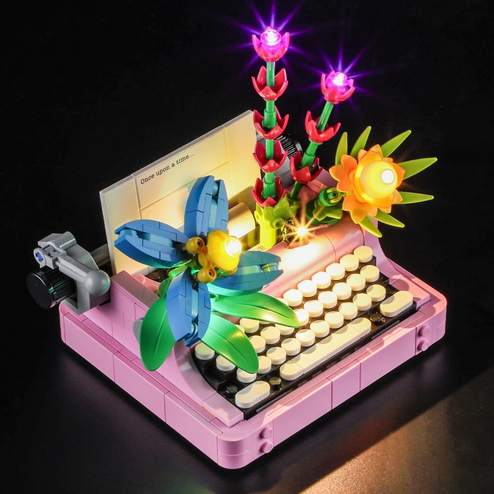 Light Kit for Typewriter with Flowers 31169- Lightailing