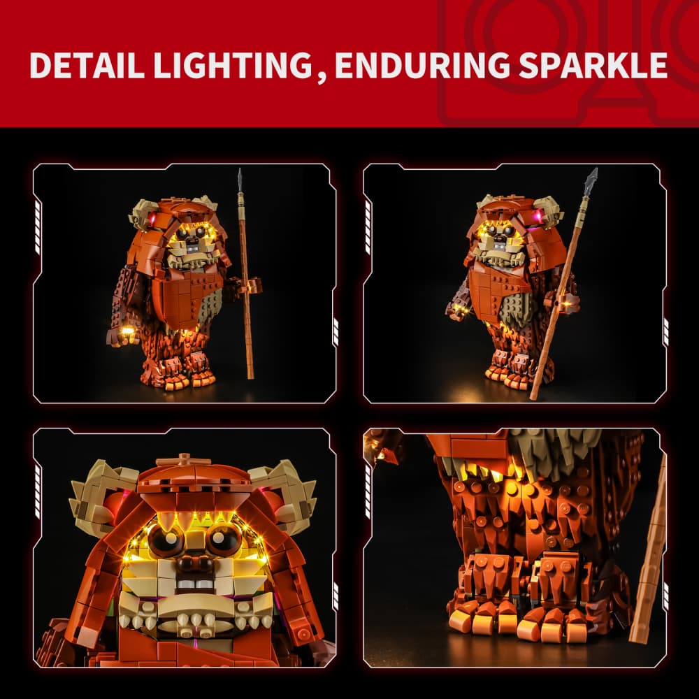 Beleuchtungsset für Wicket den Ewok 75430 - Briksmax 2.0