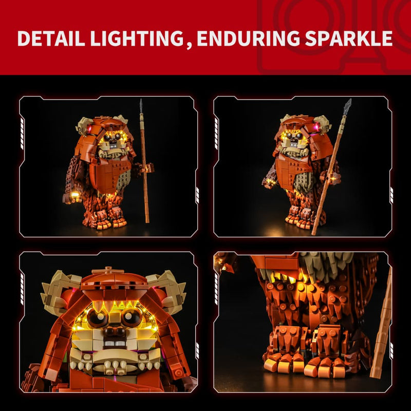 Briksmax 2.0 Licht-Set für Wicket den Ewok