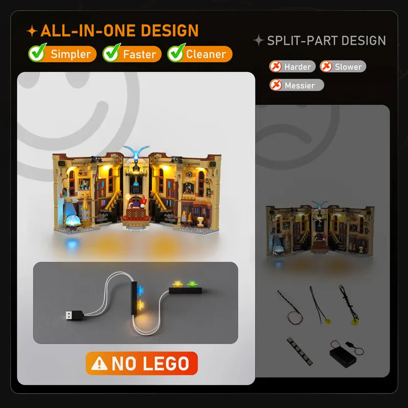 Light kit for Book Nook: Dumbledore's Office 76478 | Lightailing