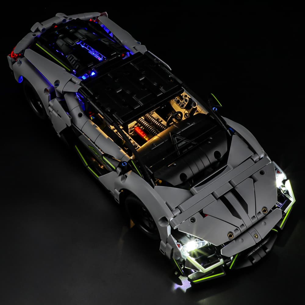  Briksmax 2.0 Light Kit For LEGO Lamborghini Revuelto Super Sports Car #42214 -6