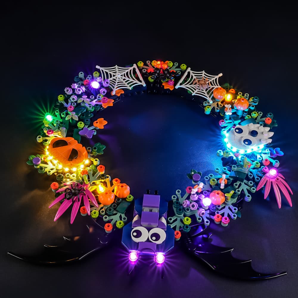 Lightailing Light Kit For LEGO Halloween Wreath  #40825 - 7
