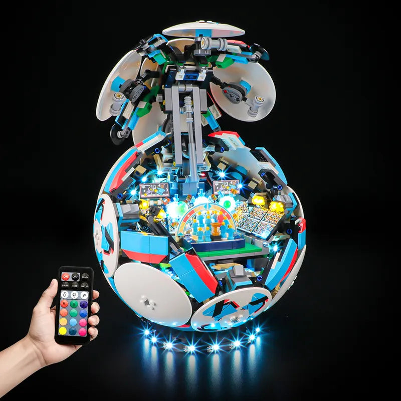 Light Kit for Soccer Ball (Football) 43019 - Briksmax 2.0 | Remote + RGB Version