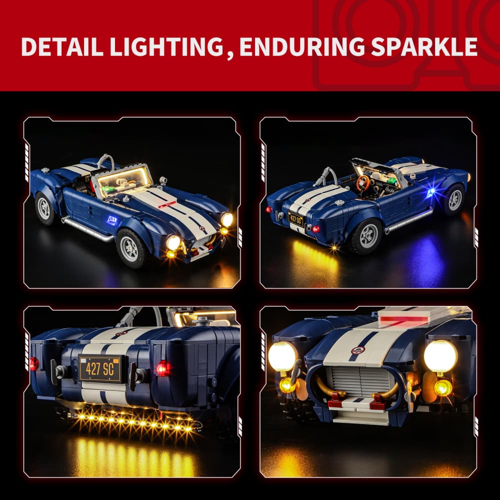 Beleuchtungssatz für Shelby Cobra 427 S/C 10357-Briksmax 2.0