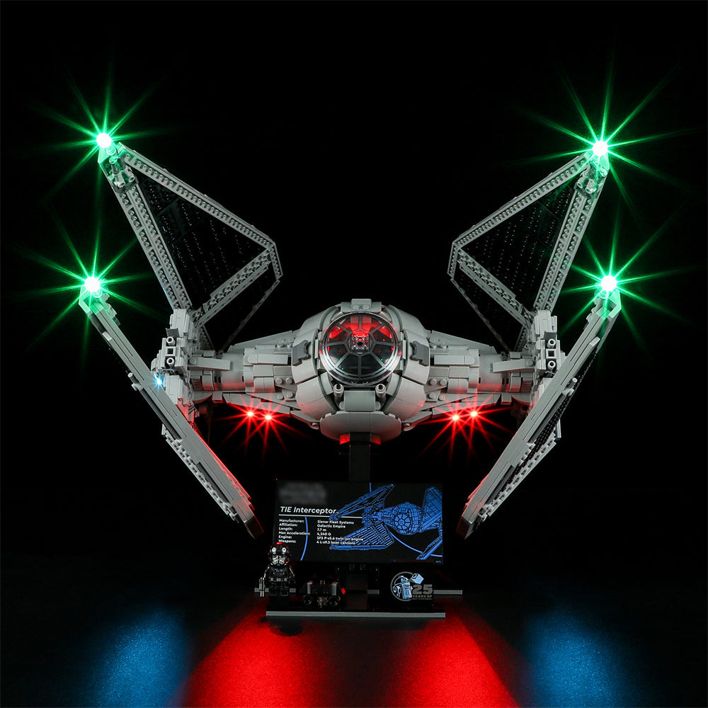 Lightailing Light Kit For LEGO UCS TIE Interceptor 75382-4