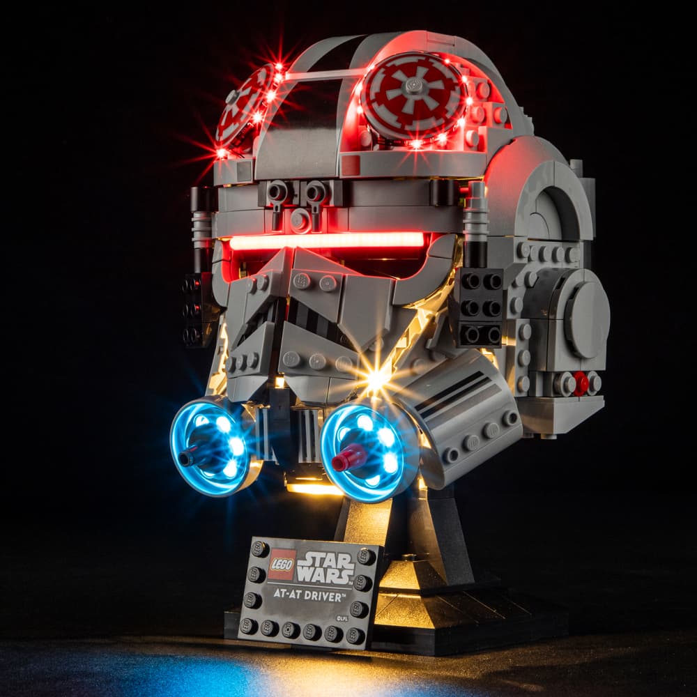 Briksmax Light Kit For LEGO AT-AT Driver Helmet #75429 - 4