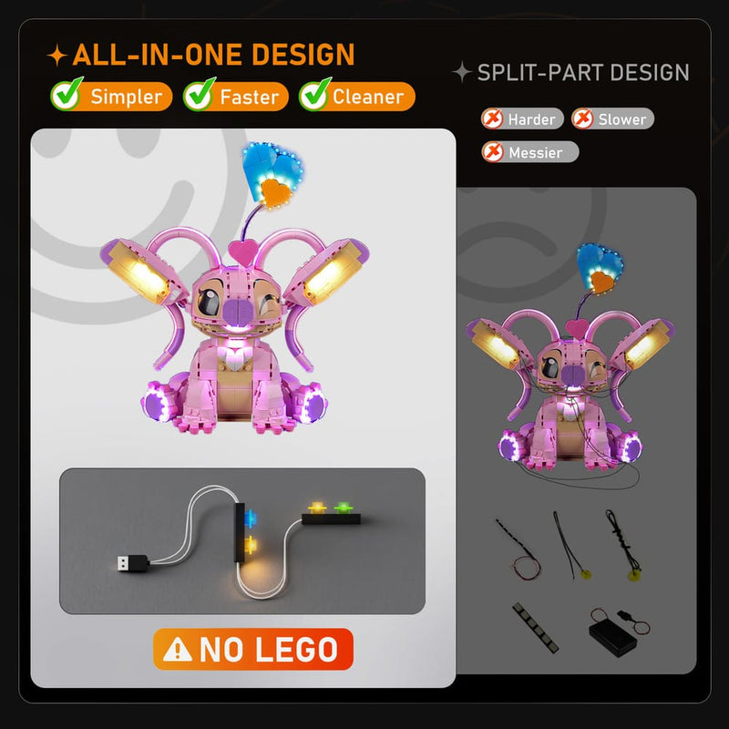 Lightailing Light Kit for LEGO Angel 43257 | Lightailing