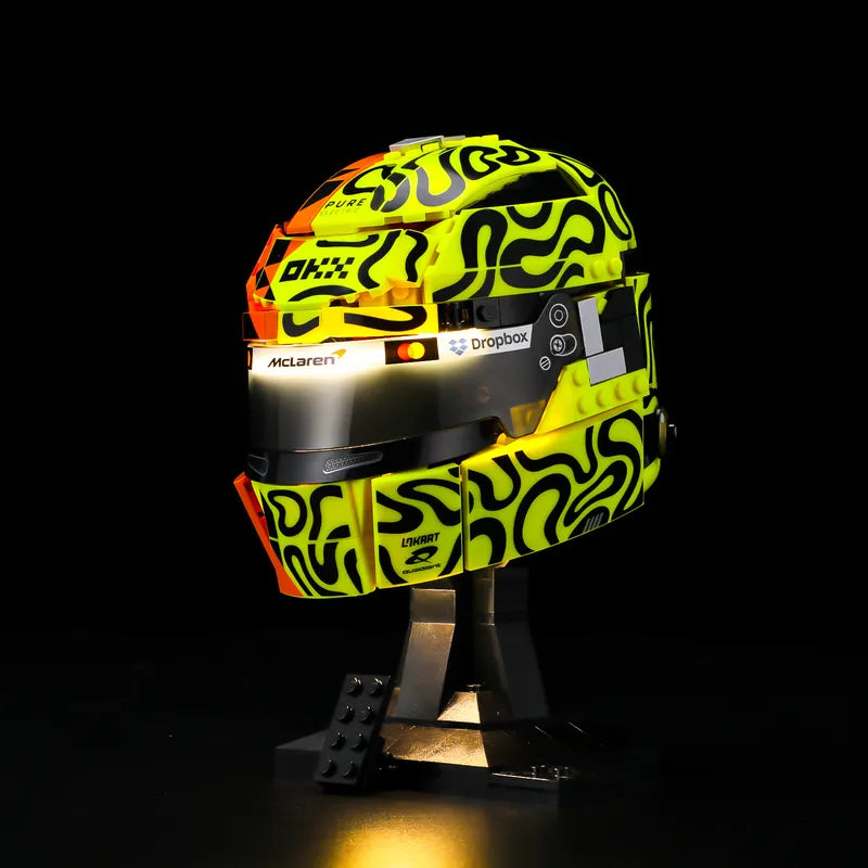 Light kit for McLaren Mastercard F1 Team Lando Norris Helmet 43023 | Wave Sensor Control | Briksmax 2.0