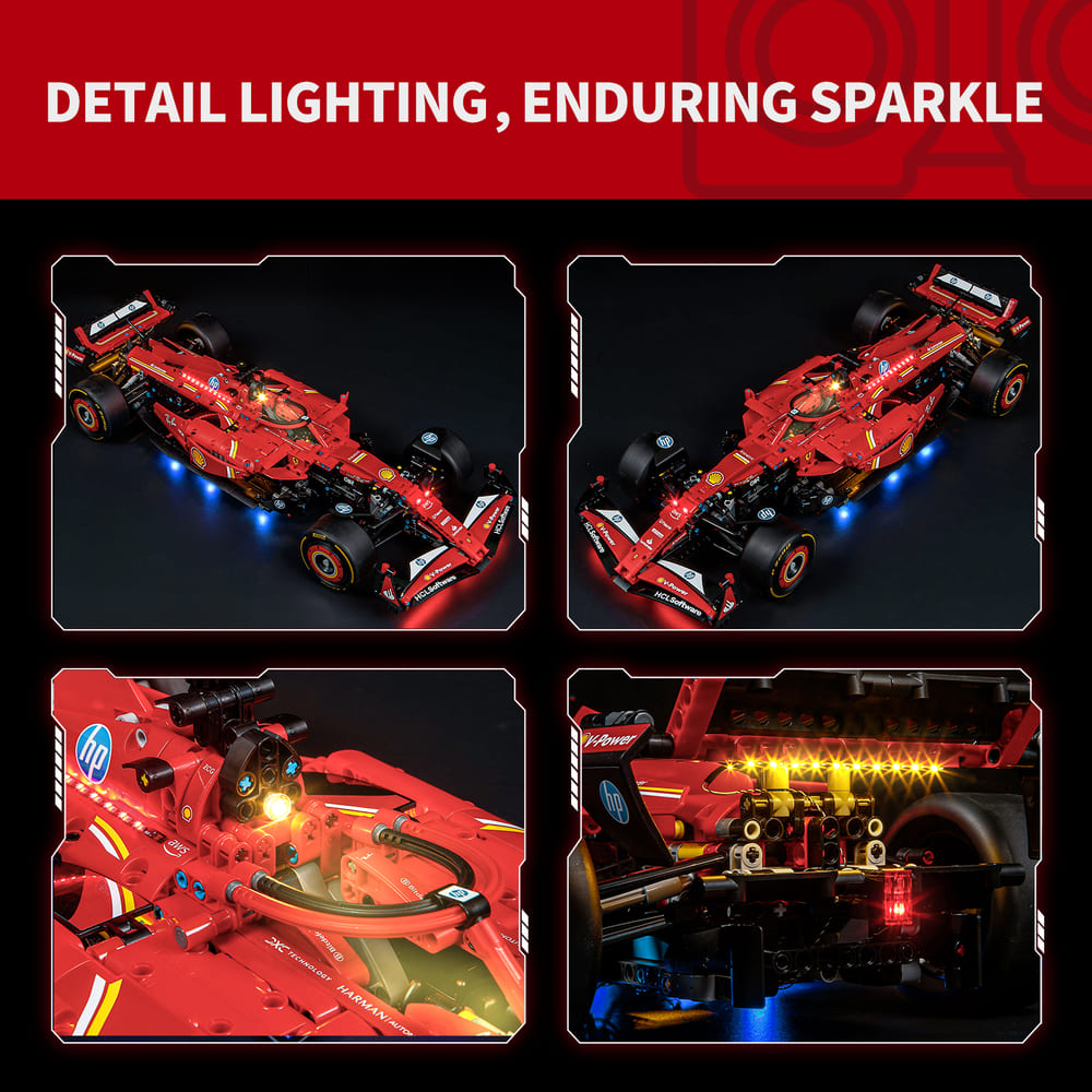 Briksmax 2.0 Light Kit For Ferrari SF-24 F1 Car 42207-4
