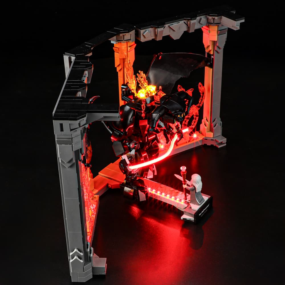 Lightailing Light Kit For LEGO The Lord of the Rings: Balrog Book Nook #10367 -5