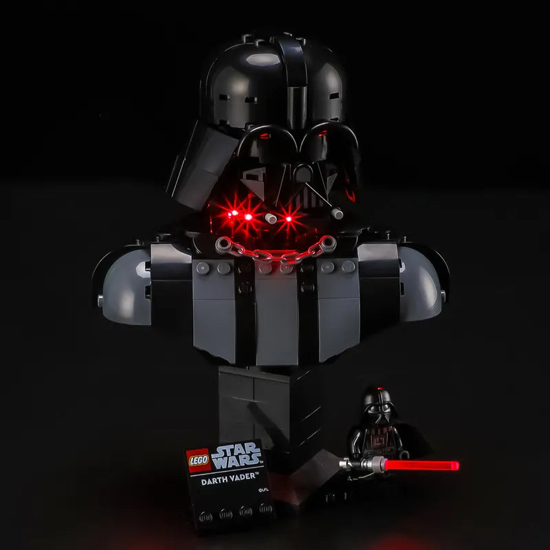 Beleuchtungsset für Darth Vader Büste 75439-Briksmax 2.0
