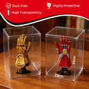 Display Case with Dust Cover(25× 25 × 35 cm) | 2 Pack