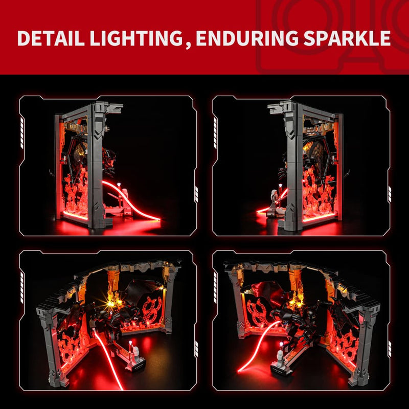 Briksmax Light Kit For The Lord of the Rings: Balrog Book Nook