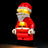 Light Kit for Up-Scaled Santa Minifigure 40820- Lightailing