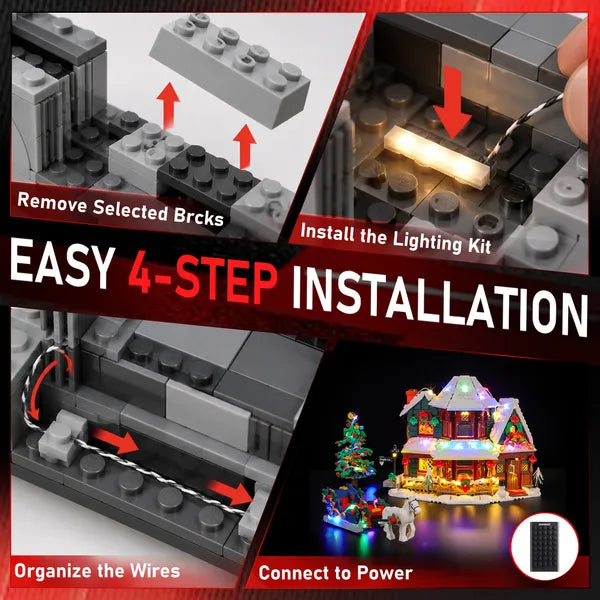 Light Kit For Holiday House 11387- Briksmax 2.0
