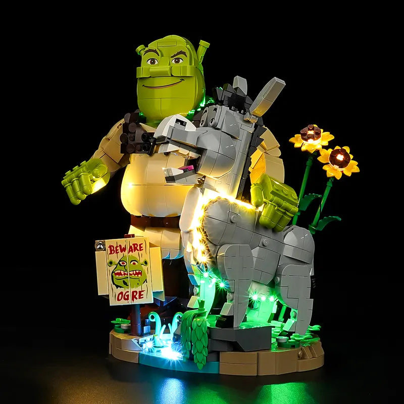 Light kit for Shrek, Donkey & Puss in Boots 72423 - Lightailing