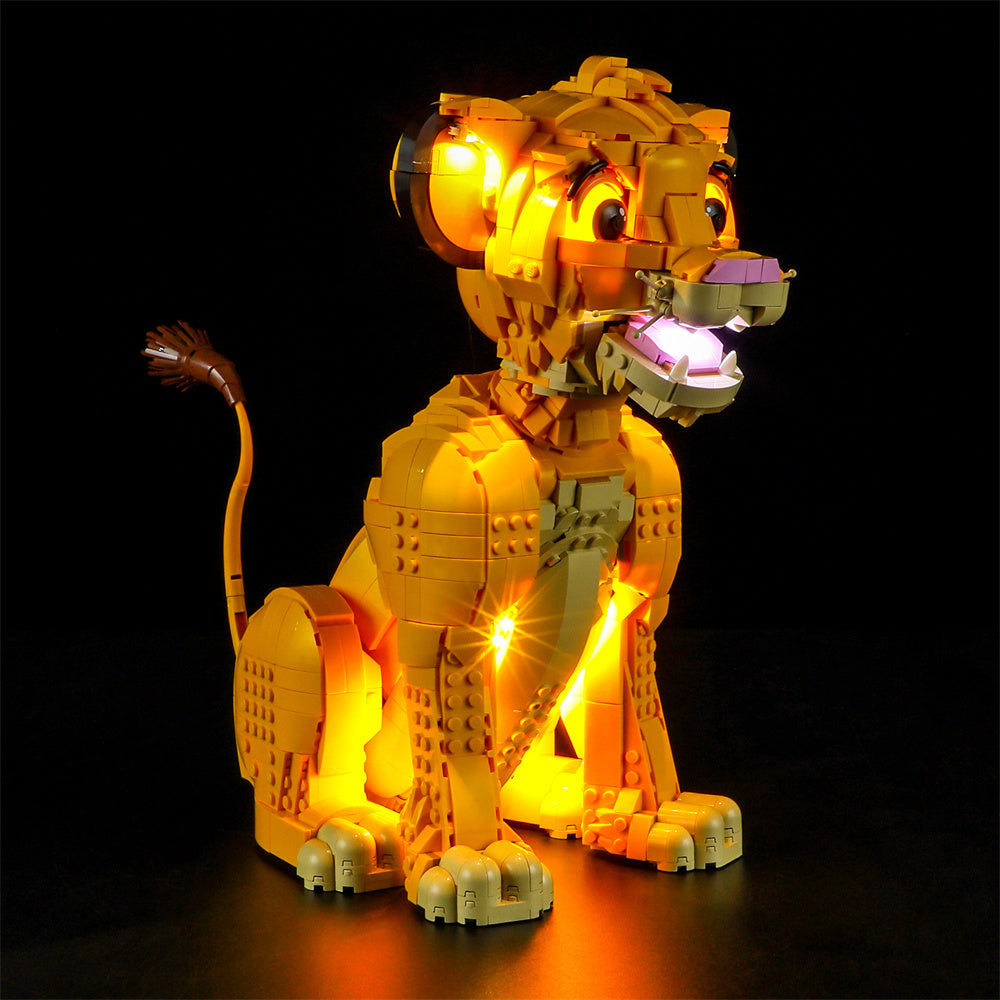 Lichtset für den jungen Simba, den König der Löwen, 43247-Briksmax