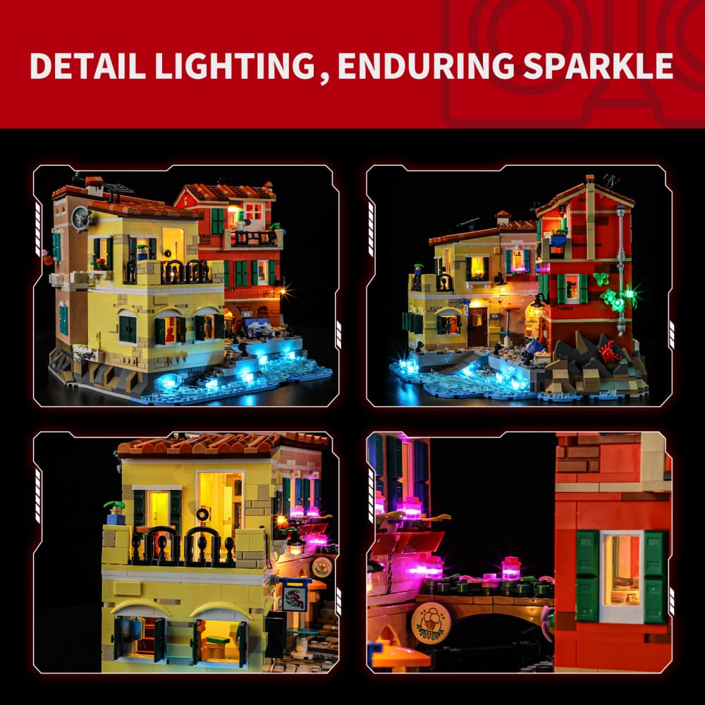 Light Kit for Italian Riviera 21359 -Briksmax 2.0