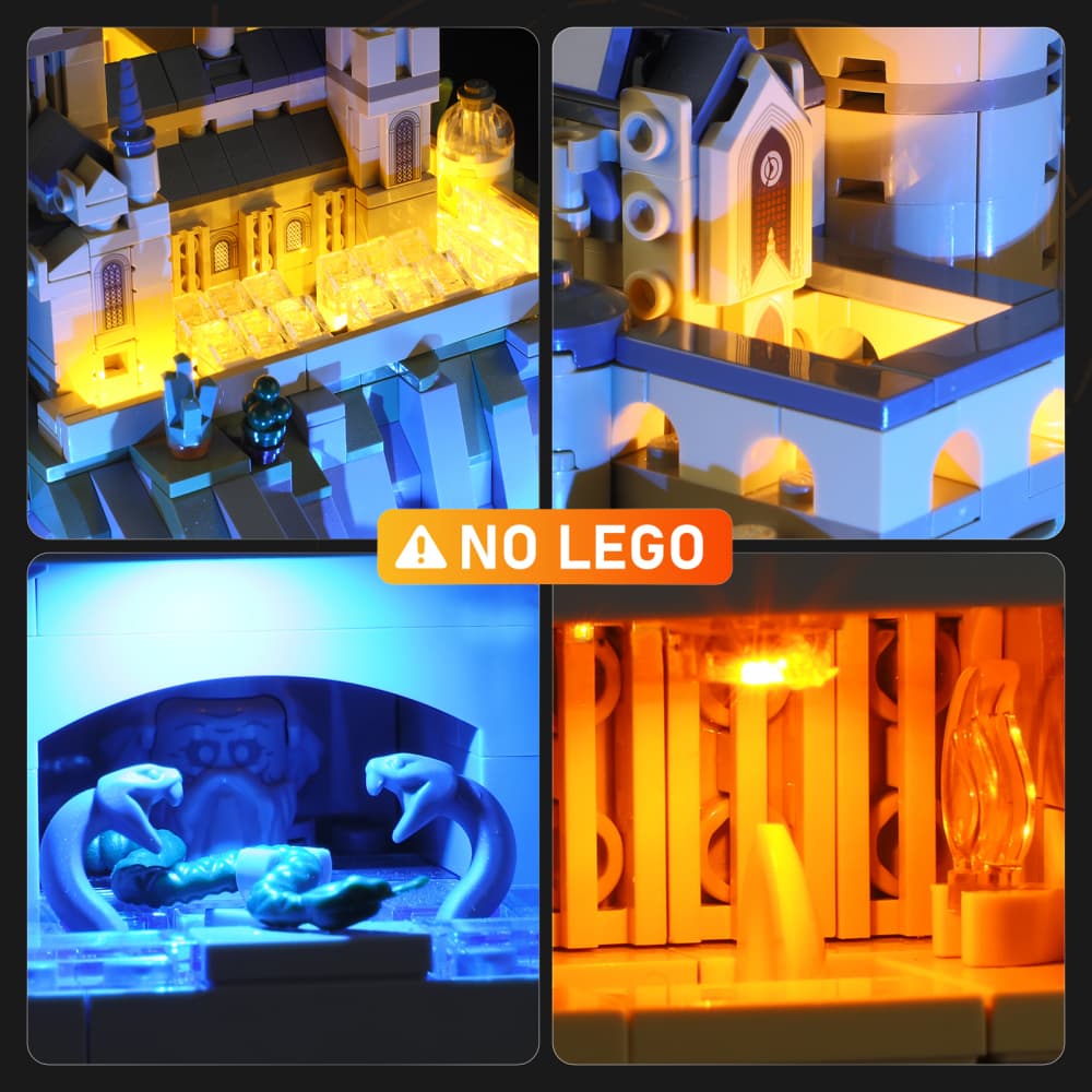 Light Kit for Hogwarts Castle and Grounds 76419-Lightailing(Remote Version)