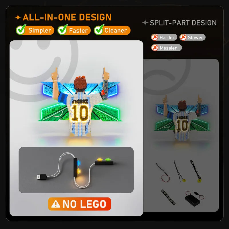 Light kit for Lionel Messi – Celebration 43018  - Lightailing