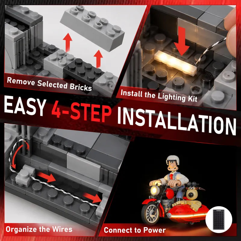 Light Kit For Wallace & Gromit 21371 - Briksmax 2.0【Not Final Price｜Coming Soon】