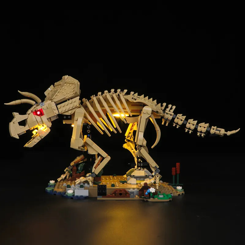 Light kit for Dinosaur Fossils: Triceratops 77985 - Lightailing