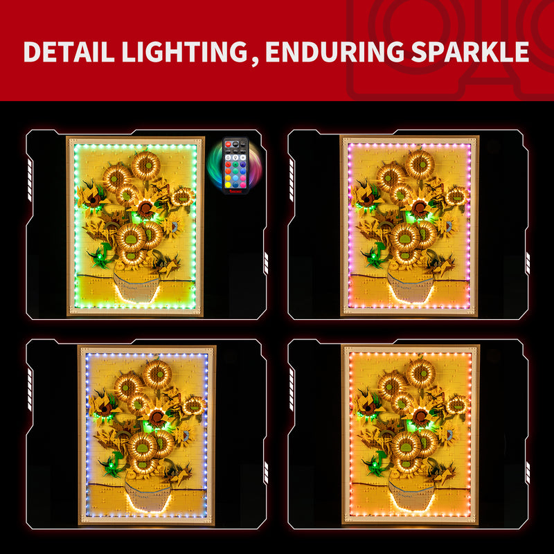 Remote Light Kit For Vincent van Gogh – Sunflowers