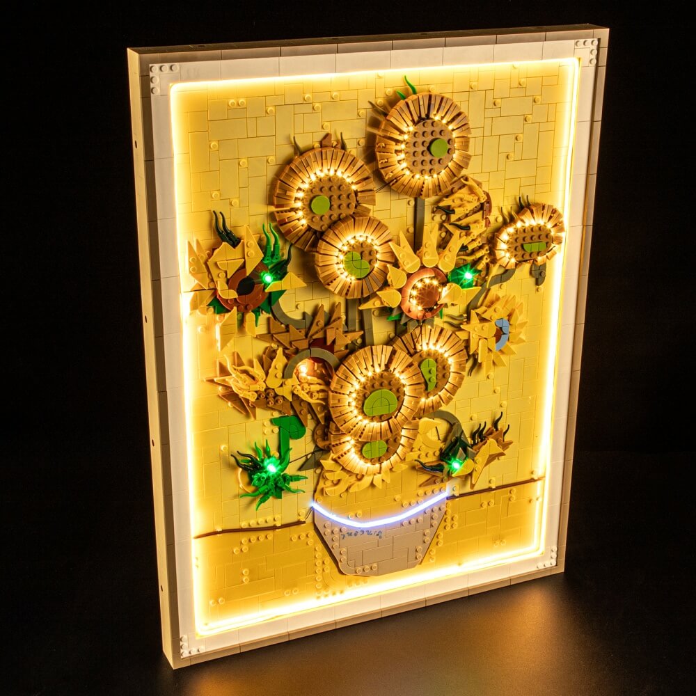 Light Kit for Vincent van Gogh – Sunflowers 31215-Lightailing