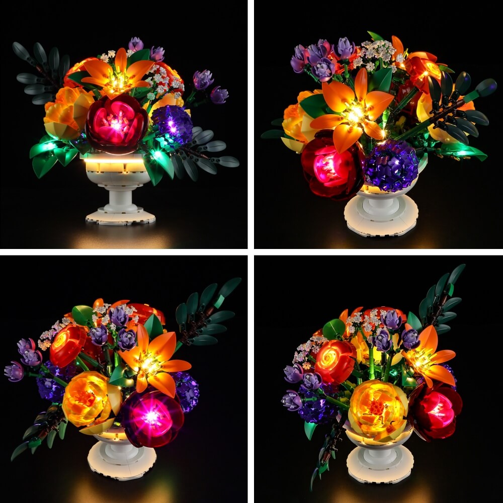 Beleuchtungsset für Blumenarrangements 10345-Briksmax