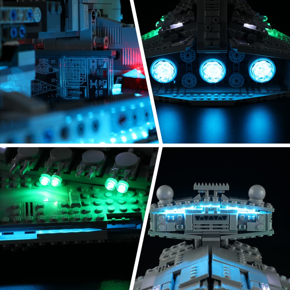 Beleuchtungsset für Imperial Star Destroyer 75394-Briksmax