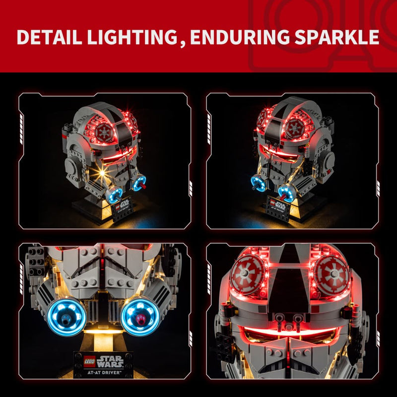 Beleuchtungsset für AT-AT-Fahrerhelm