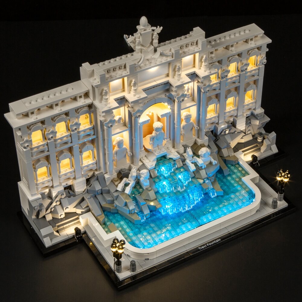 Kit d'éclairage pour fontaine Trevi 21062 - Briksmax 2.0 (Version avec télécommande)
