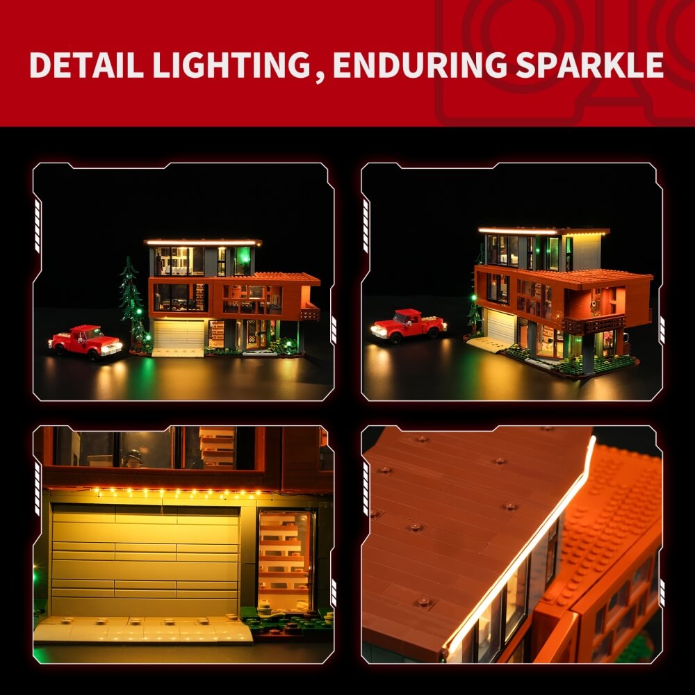 Kit d'éclairage pour Twilight La maison des Cullen 21354 - Briksmax 2.0