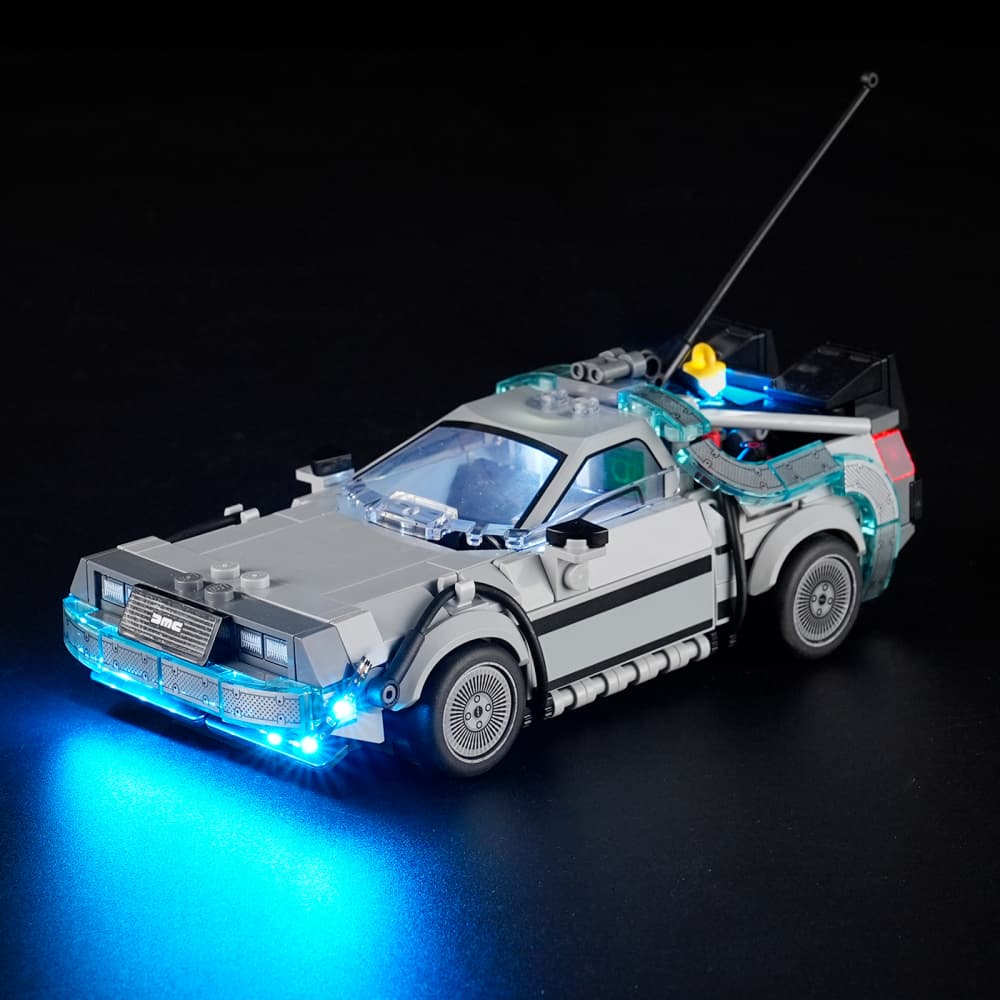 Light Kit for Time Machine from Back to the Future 77256- Lightailing | Cinematic (Balanced Light)
