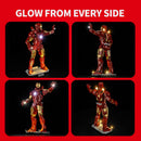 Light Kit for Iron Man Mark 3 Collectors' Edition 76344 - Briksmax 2.0