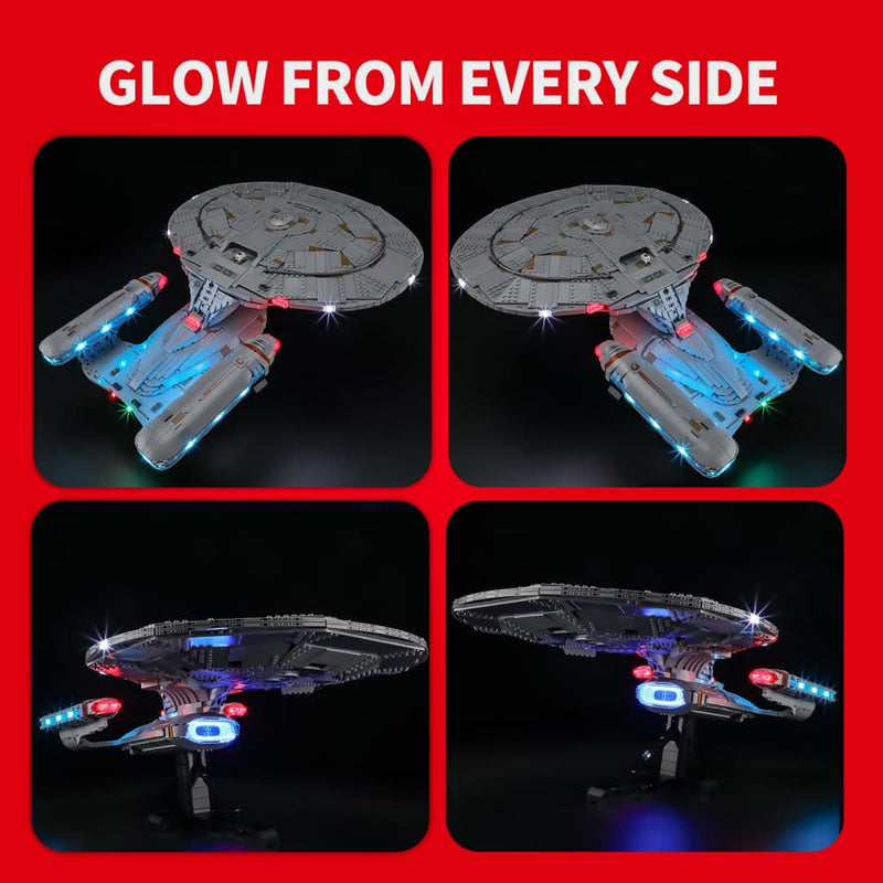 Light Kit for Star Trek: U.S.S. Enterprise NCC-1701-D 10356（Standard Version）- Briksmax 2.0【Not Final Price｜Coming Soon】