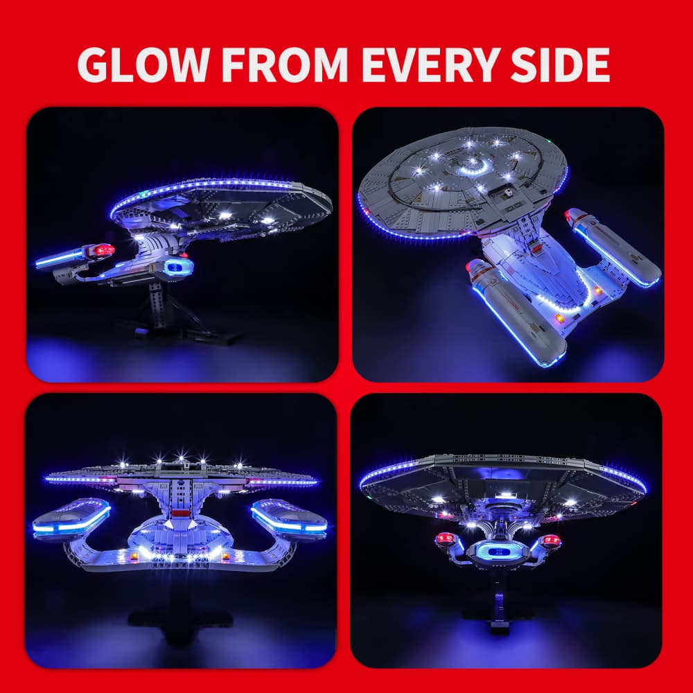 Light Kit for LEGO Star Trek: U.S.S. Enterprise NCC-1701-D 10356 -4