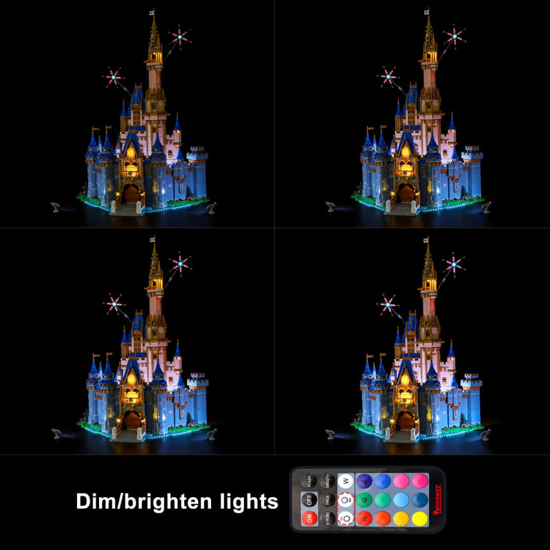 Briksmax Remote Light Kits For Disney Castle 43222- 5