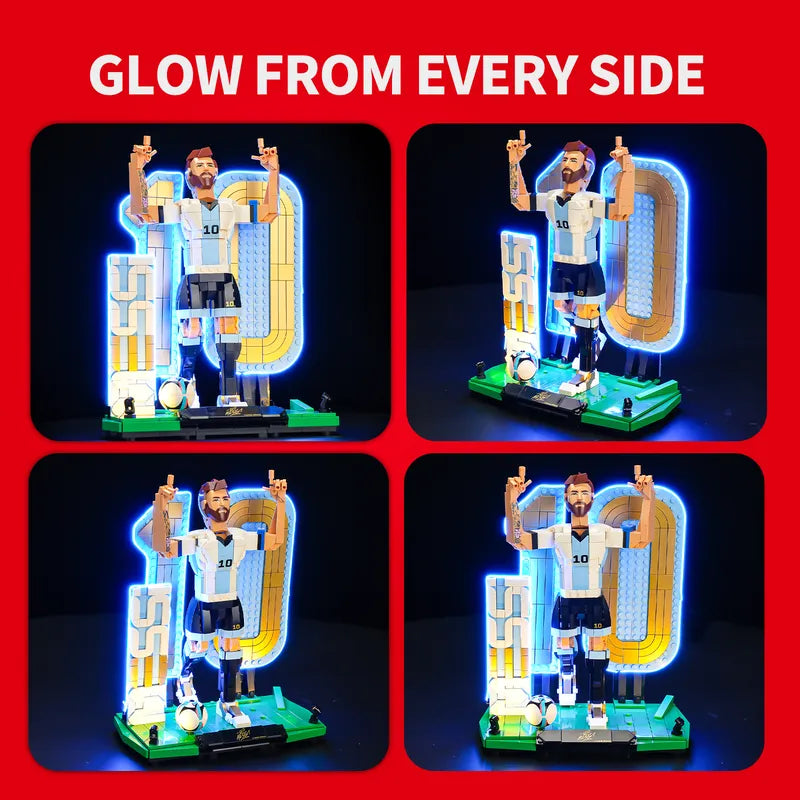 Lichter-Set für Lionel Messi – Fußball-Legende 43015 – Briksmax 2.0