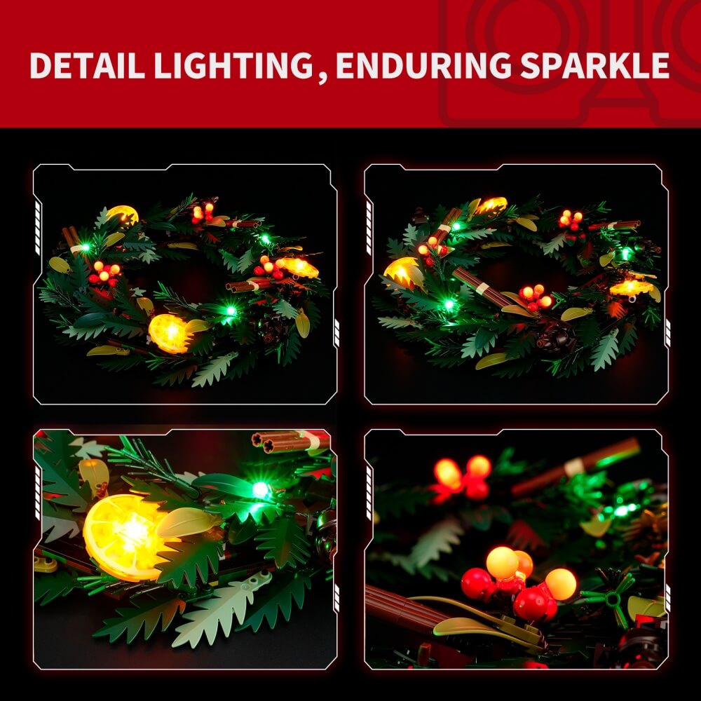 Light Kit for Wreath 10340- Briksmax 2.0
